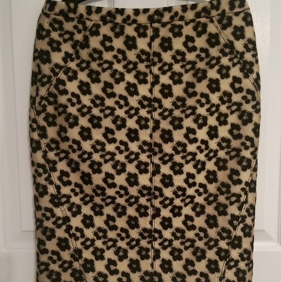 NWOT Ann Taylor Pencil Leopard Maven Jaquard Ski - Picture 3 of 6